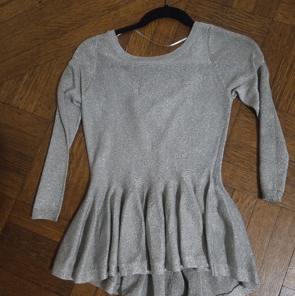 Philosophy Silver Bling Lyrex Top Sz Xs Hp🔥🔥 - Picture 1 of 5